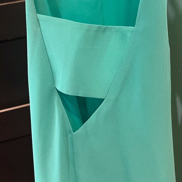 Crosby by Mollie Burch Collins Green Shift Cutout Dress Size Large - Picture 3 of 4